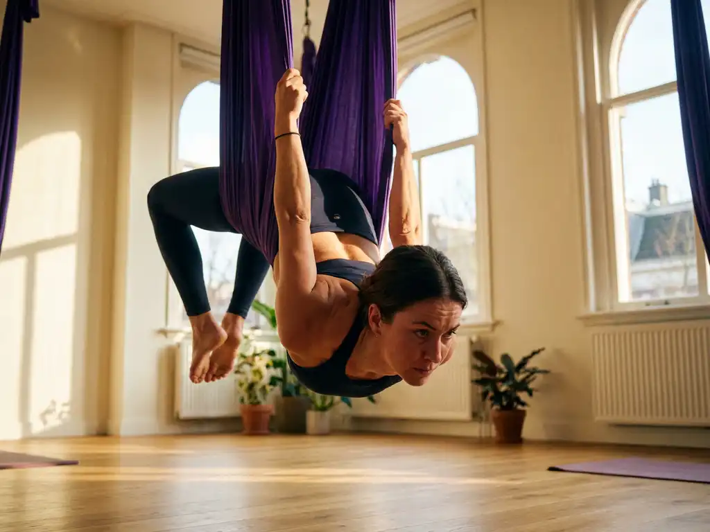 Je bekijkt nu Is aerial yoga een vorm van krachttraining?