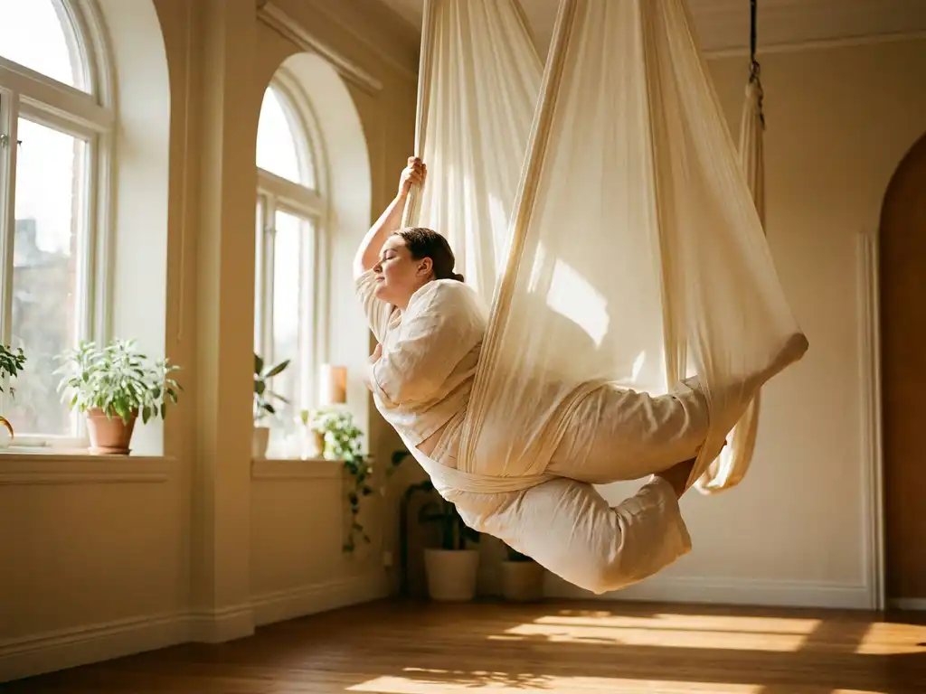 Je bekijkt nu Wat is de gewichtslimiet voor aerial yoga?
