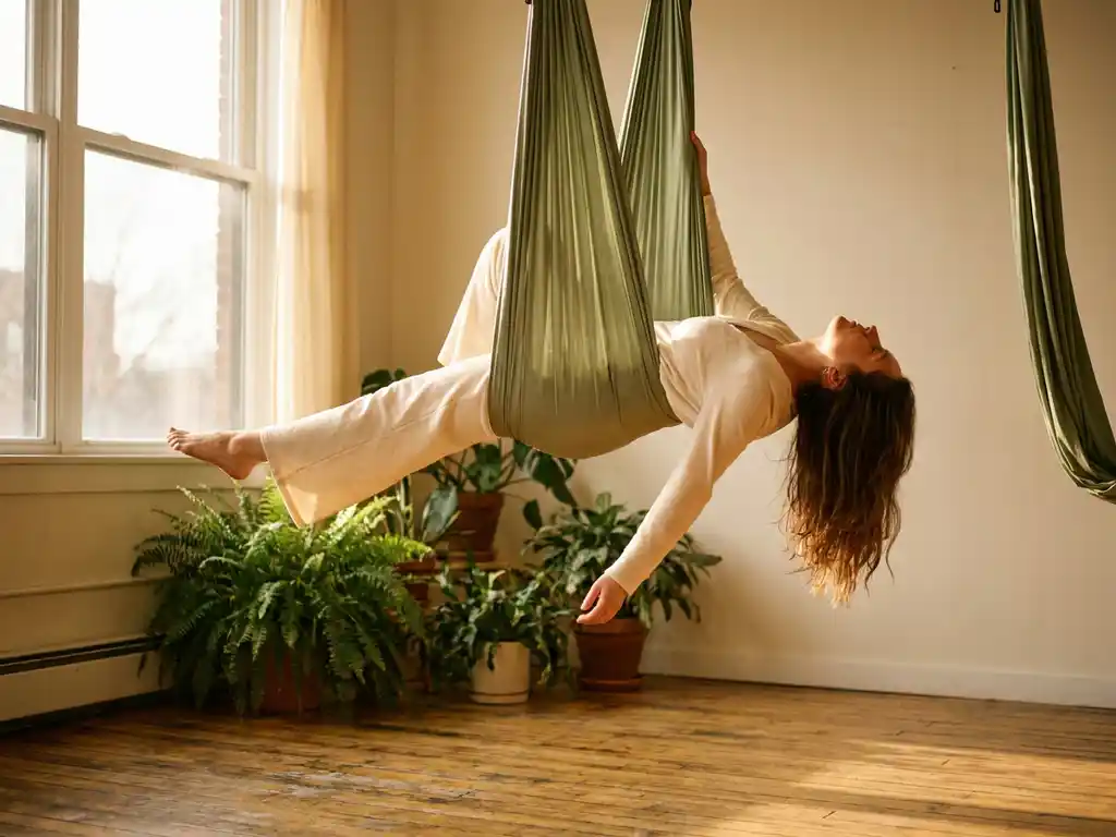 Je bekijkt nu Kan aerial yoga helpen bij gewichtsverlies?